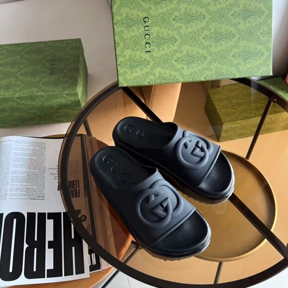 Women Gucci Black G Platform Shoes for - Picture 1 of 4